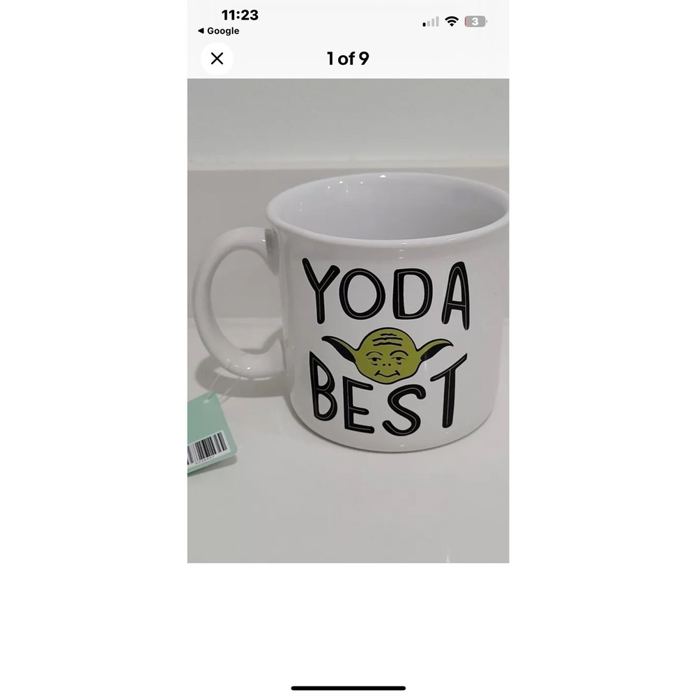 Star Wars 18 oz. Ceramic Mug-"Yoda‎ Best"